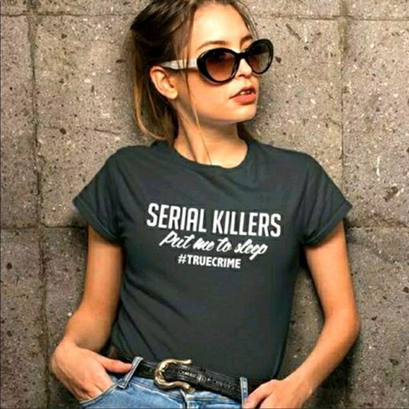 Tops - Serial killer’s put me to sleep T-shirt size 2xl